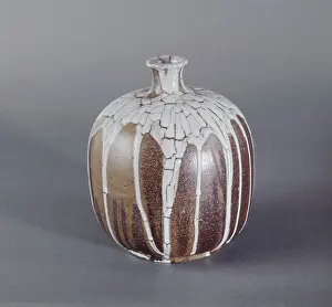 Enamelled: Ceramic vase