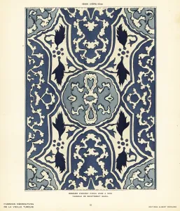 Iznik: Ceramic wall tiles decorated with foiliage made