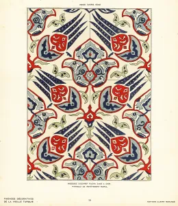 Iznik: Ceramic wall tiles decorated with tulips and flowers