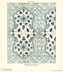 Iznik: Ceramic wall ttiles decorated with foliage and