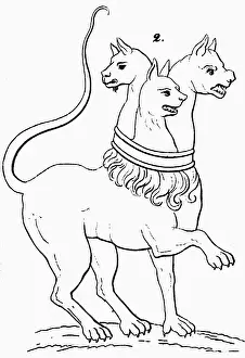 Cerberus: Cerberus, Greek mythical creature, guard of the