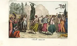 Delos: Ceremonial dance for Artemis or Diana the