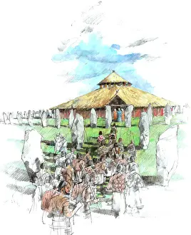 Avebury: Ceremonial procession at Avebury