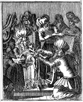Basel: Ceremony of Circumcision. From Jan Leusden Philogus