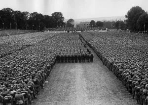 Muster: Ceremony of the NSDAP in Weimar, 1936