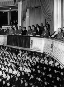 Auditorium: Ceremony of obligation in Berlin, 1943