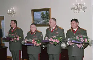 Sanatorium: Ceremony of presentation of Marshal Stars to generals