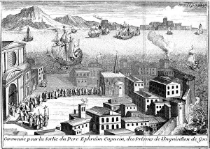 Histoire: Ceremony for the release of Father Ephraim de