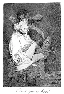 Evidence: That certainly is being able to read Artist: Francisco Goya