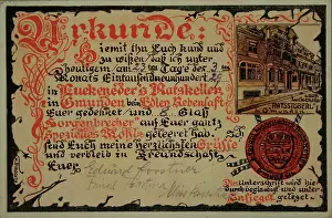 Four Colour: Certificate of consumption in Luckeneder's Ratskeller