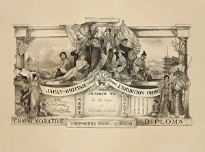 Japan British: Certificate - Japan-British Exhibition