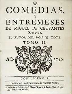Comedias: CERVANTES SAAVEDRA, MIGUEL DE