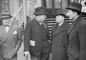 Cesar: Cesar Campinchi, Anatole de Monzie, Edouard Daladier and Geo