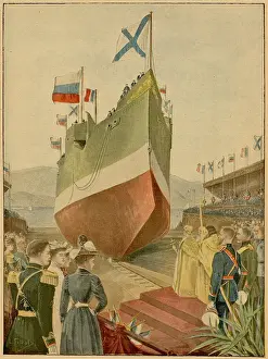 Toulon: Cesarevitch Launched