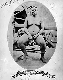 Cetewayo (Cetshwayo), King of the Zulus, in captivity