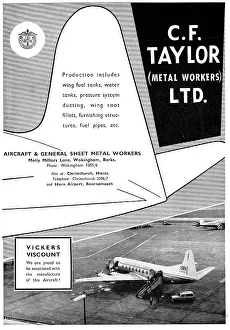 C.f.taylor: C.F.Taylor Aircraft & General Sheet Metal Workers
