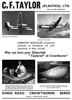 C.f.taylor: C.F.Taylor Plastics - Glasscloth