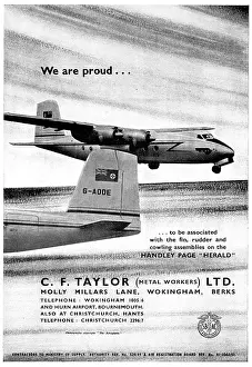 C.f.taylor: C.F.Taylor Sheet Metal Workers To The Aircraft Industry