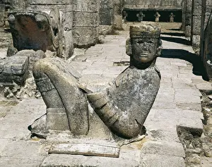 Itza: Chac-Mool. ca. 12th c. MEXICO. YUCATAN. Chichen