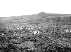 Chagford: Chagford, Kestor Rocks 1924