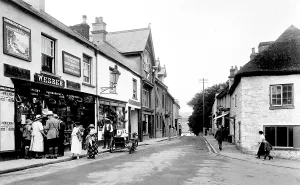 Chagford: Chagford, looking down Mill Street 1922