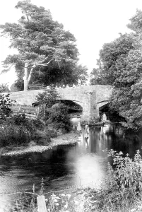Chagford: Chagford, Rushford Bridge 1907