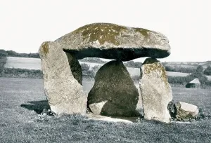 Spinster: Chagford, Spinster's Rock c1871