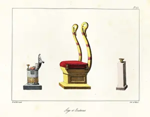 Frankish: Chair and scriptorium, 10th century