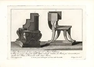 Menander: Chairs in the Vatican Museum