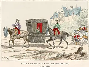 1710s: CHAISE A PORTEURS 1715