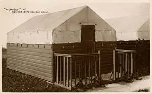 Accommodation: A chalet at Squires Gate Holiday Camp
