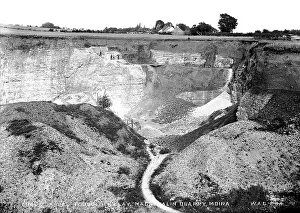 Strata: Chalk Capped By Boulder Clay, Magheralin Quarry, Moira