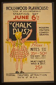 Chalkboard: Chalk dust modern, youthful, comedy, drama Chalk dust modern