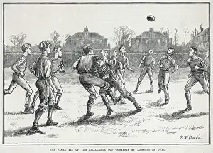 Rovers: Challenge cup football match at the Oval
