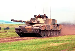 Larkhill: Challenger II main battle tank