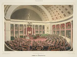 Congressmen: Chamber of House of Representatives, in the