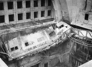 Arson: Chamber of the Reichstag after the fire, 1933