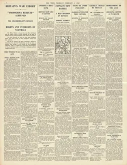 Britains: Chamberlain makes speech on Britain's war effort