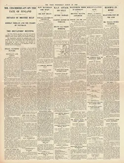 Sylt: Chamberlain reveals finished peace plan
