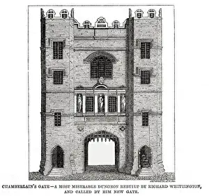 Newgate: Chamberlain's gate at Newgate Prison