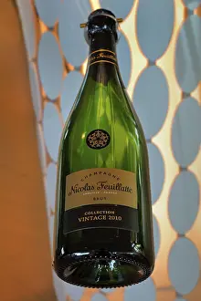 Espace: Champagne bottle, Espace Nicolas Feuillatte, Chouilly, Marne