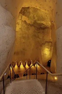 Ageing: Champagne cellars, Maison Ruinart, Reims, Marne, France