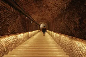 Ageing: Champagne cellars, Maison Ruinart, Reims, Marne, France