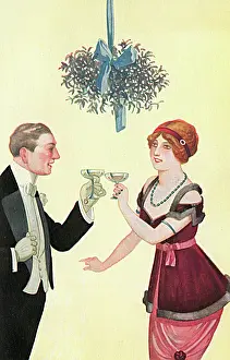 CHAMPAGNE & MISTLETOE