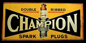 Ribbed: Champion Spark Plugs