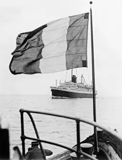 Champlain: The Champlain after her maiden voyage, 1932