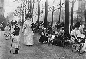 Champs: Champs-Elysses in Paris, 1907