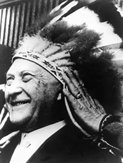 Gemeinschaft: Chancellor Adenauer is honorary chieftain