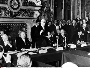 Alcide: Chancellor Konrad Adenauer of Germany, in Paris