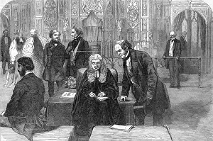 Woolsack: CHANCELLOR ON WOOLSACK 1858